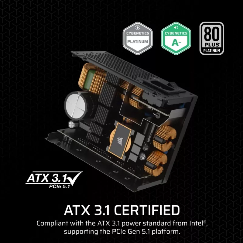 CORSAIR toiteplokk - Sf Series Sf750 täielikult modulaarne 80 Plus Platinum SFX toiteplokk
