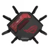 ASUS ROG Rapture GT-BE19000 traadita ruuter Multi-Gigabit Ethernet Kolmriba (2,4 GHz / 5 GHz / 6 GHz) Must, Punane