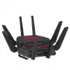 ASUS ROG Rapture GT-BE19000 traadita ruuter Multi-Gigabit Ethernet Kolmriba (2,4 GHz / 5 GHz / 6 GHz) Must, Punane