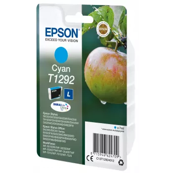 Epson Singlepack tsüaan T1292 DURABrite Ultra tint, tsüaan, 7 ml, 1 tk, 474 lehekülge