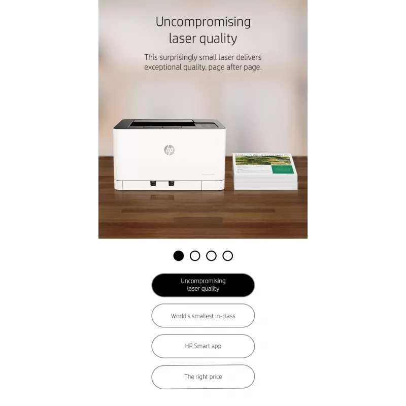HP Color Laser 150nw, Laser, Värviline, 600 x 600 DPI, A4, 18 ppm, Kahepoolne printimine