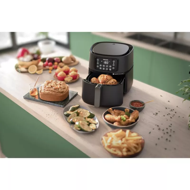 Philips 5000 seeria Airfryer HD9285/90 XXL Connected, õhkfritüür, 7,2 L, 1,4 kg, Rapid Air, 40 °C, 200 °C