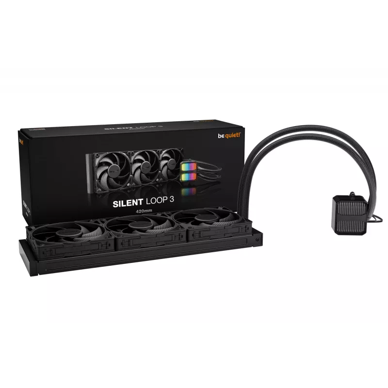 be quiet Silent Loop 3 420 mm protsessori kõik-ühes vedelikjahutus 14 cm Must 1 tk