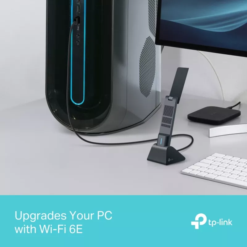 TP-Link Archer AXE5400 Wi-Fi 6E suure võimendusega juhtmevaba USB-adapter