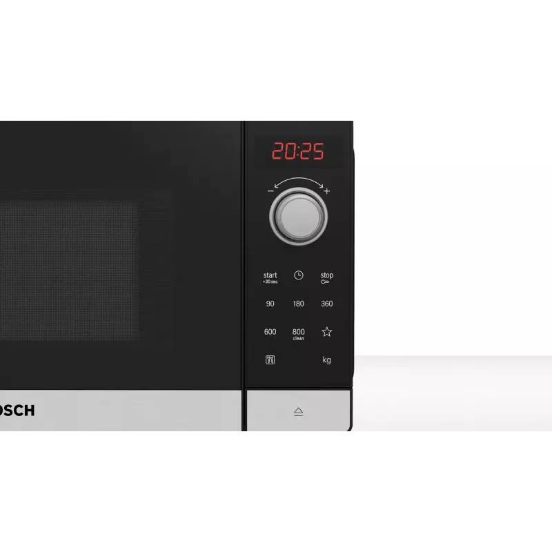 Bosch Serie 2 FFL023MS2 mikrolaineahi Must, Roostevaba teras