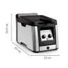 Tefal Clear Duo FRD600 Single 0.65 L Eraldiseisev 2000 W Fritter Must, Roostevaba teras