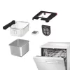 Tefal Clear Duo FRD600 Single 0.65 L Eraldiseisev 2000 W Fritter Must, Roostevaba teras