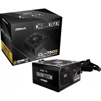 ASROCK toiteplokk Challenger Cl-750g 750w 80+ Gold must ATX