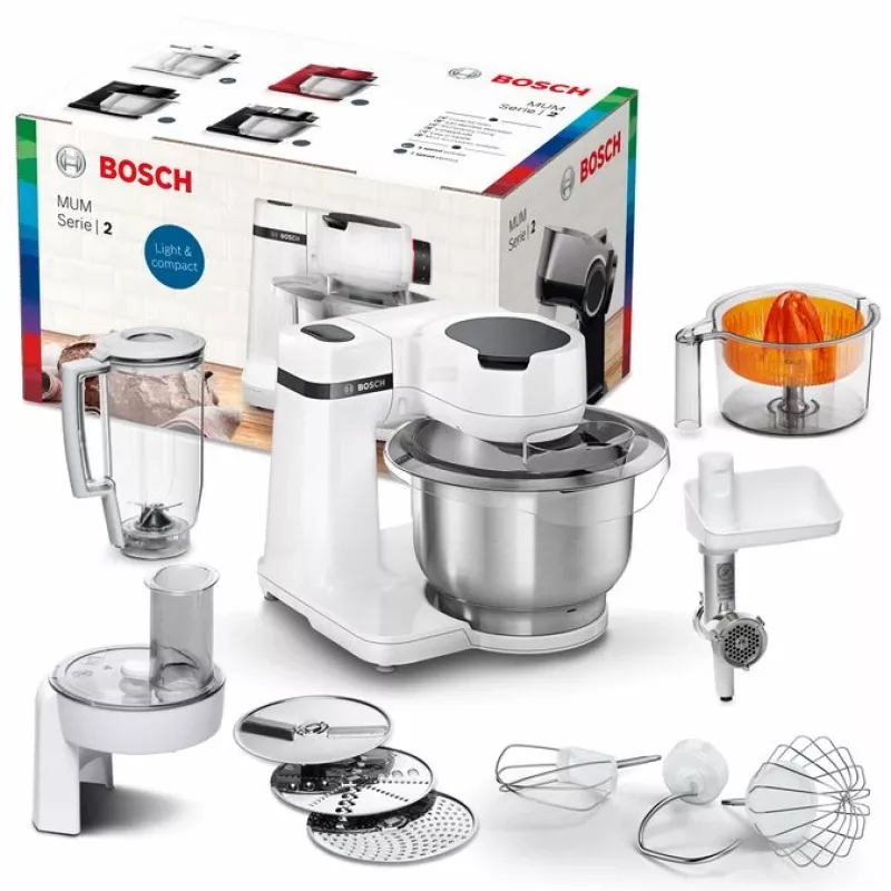 Bosch Serie 2 MUMS2EW40 köögikombain 700 W 3.8 L Valge