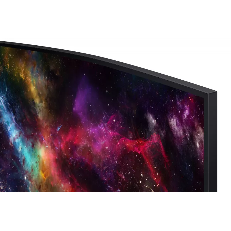 Samsung G95NC arvutimonitor 144,8 cm (57 tolli) 7680 x 2160 pikslit Dual UHD LED, must, valge