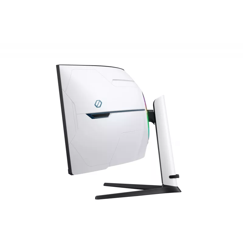 Samsung G95NC arvutimonitor 144,8 cm (57 tolli) 7680 x 2160 pikslit Dual UHD LED, must, valge