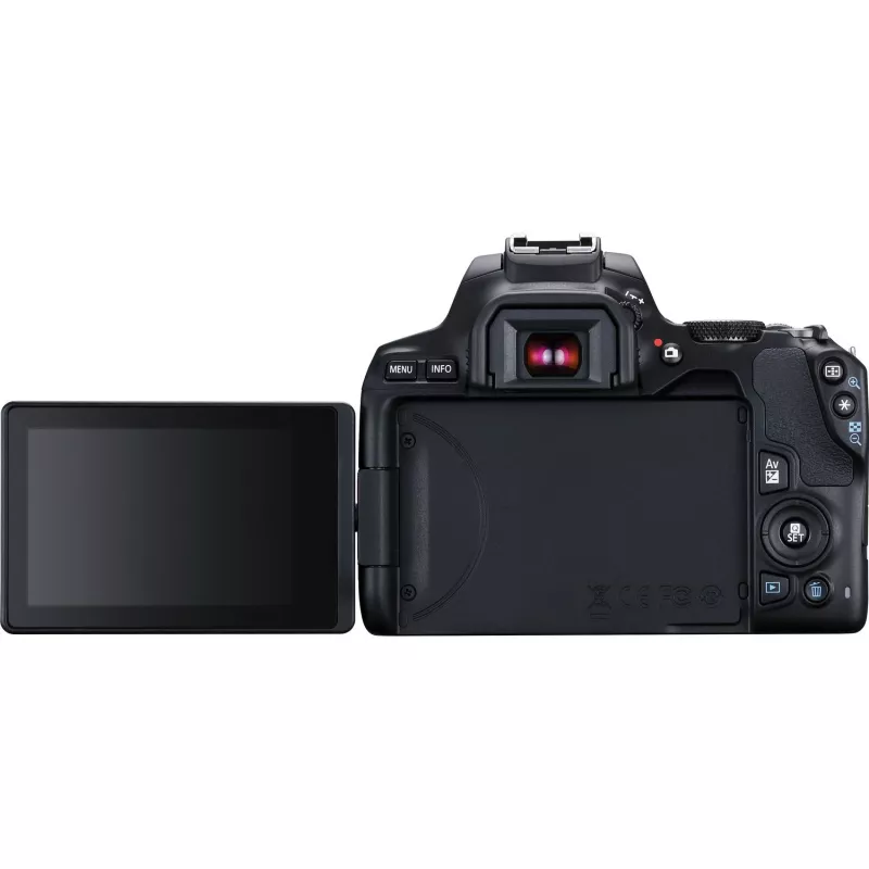Canon EOS 250D + EF-S 18-55mm f/3.5-5.6 III peegelkaamera komplekt 24,1 MP CMOS 6000 x 4000 pikslit must