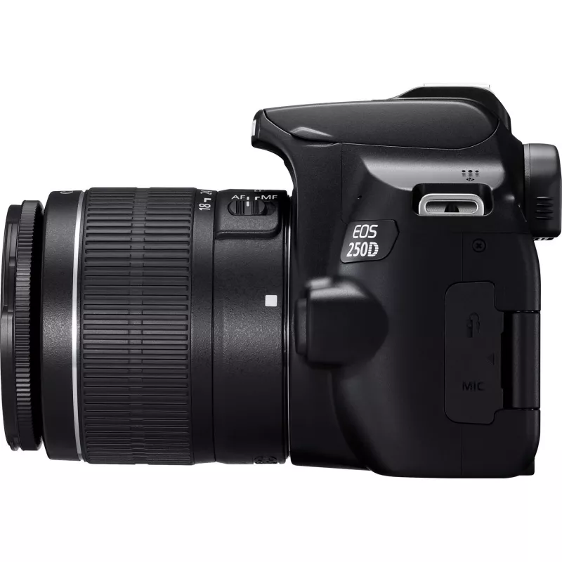 Canon EOS 250D + EF-S 18-55mm f/3.5-5.6 III peegelkaamera komplekt 24,1 MP CMOS 6000 x 4000 pikslit must