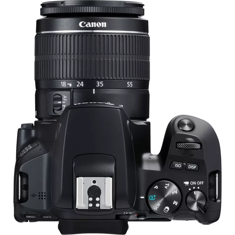 Canon EOS 250D + EF-S 18-55mm f/3.5-5.6 III peegelkaamera komplekt 24,1 MP CMOS 6000 x 4000 pikslit must