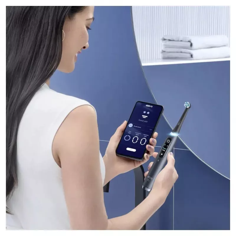 Oral-B iO Series 9N Täiskasvanutele Vibreeriv hambahari Must