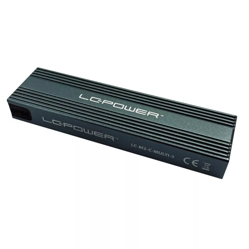 LC-POWER SSD korpus - M.2 LC-M2-C-MULTI-3 Lc-power USB3.2 M.2-SSD-korpus (NVMe & SATA)