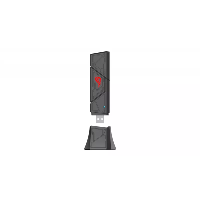 ASUS ROG USB-BE92 WiFi 7 BE6500 Tri-Band USB-adapter WLAN 6500 Mbit/s