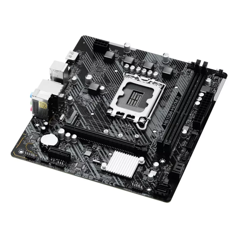ASRock emaplaat H610M-H2/M.2 LGA1700 Intel H610 2 X DDR4 2 X HDMI 2.1 TMDS ühilduv mATX