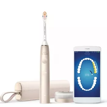 Philips Sonicare DiamondClean Prestige 9900 seeria DiamondClean Prestige HX9992/11 Sonic elektriline hambahari SenseIQ-ga - Šampanja