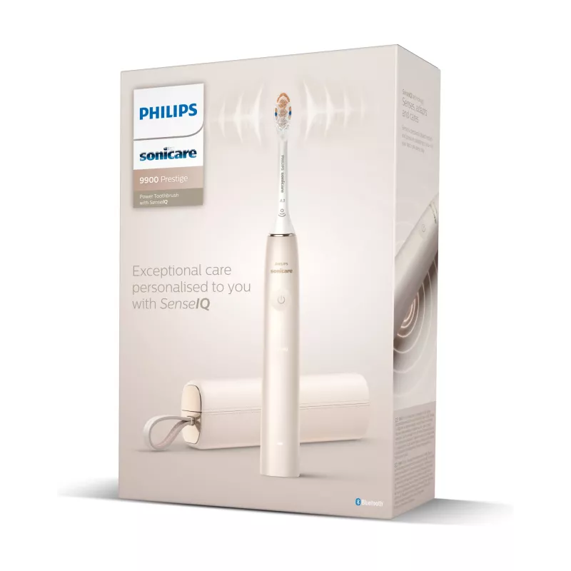 Philips Sonicare DiamondClean Prestige 9900 seeria DiamondClean Prestige HX9992/11 Sonic elektriline hambahari SenseIQ-ga - Šampanja