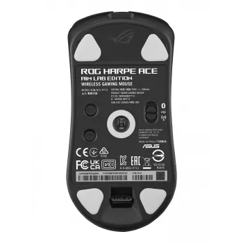 ASUS ROG Harpe Ace Aim Lab Edition hiir Gaming Kahekäeline RF juhtmevaba + Bluetooth + USB Type-A Optiline 36000 DPI