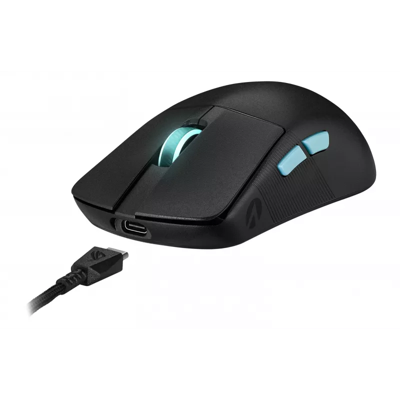 ASUS ROG Harpe Ace Aim Lab Edition hiir Gaming Kahekäeline RF juhtmevaba + Bluetooth + USB Type-A Optiline 36000 DPI