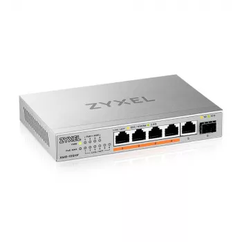 Zyxel XMG-105HP Haldamatu 2.5G Ethernet (100/1000/2500) Power over Ethernet (PoE) Hõbedane