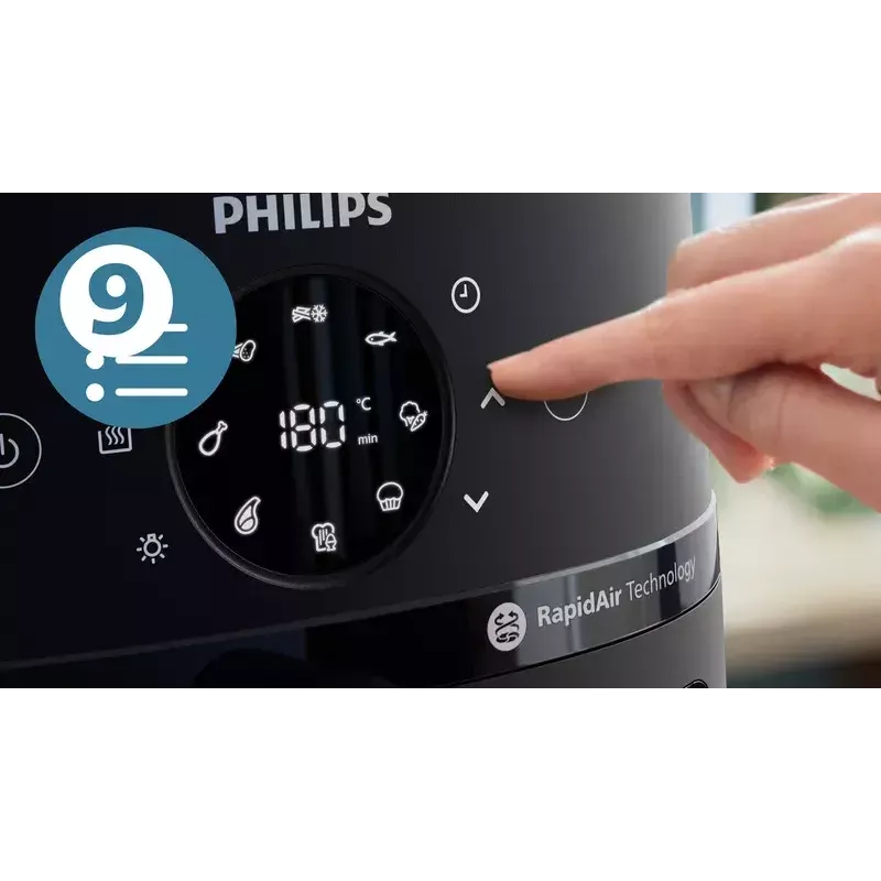Kuumaõhufritüür Philips NA231/00 2000 seeria — 6,2 L, 1700 W, 13 programmi, Rapid Air madala rasvasisaldusega tehnoloogia