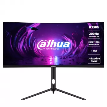 Dahua Technology LM30-E330CA arvutikuvar 76,2 cm (30 tolli) 2560 x 1080 pikslit UltraWide Full HD LCD Must, Punane