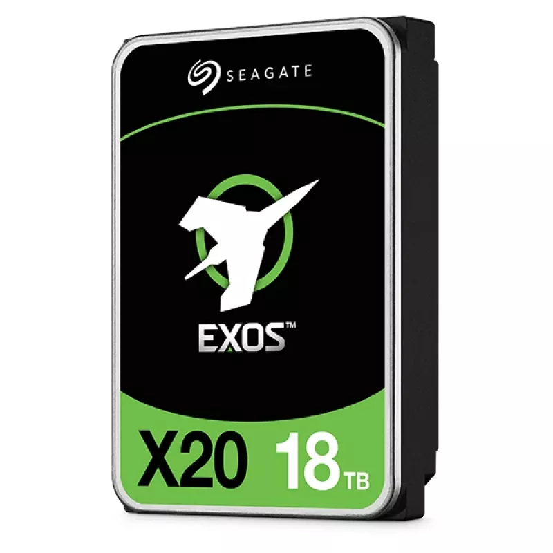 Seagate Enterprise Exos X20 sisemine kõvaketas 18 TB 7200 p/min 3,5-tolline Serial ATA III