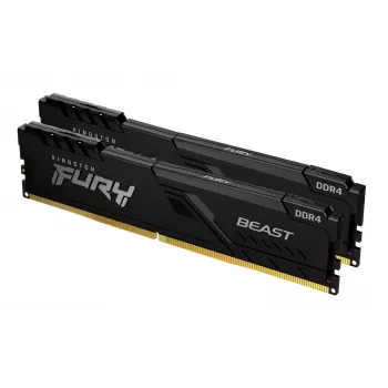 Kingston Technology FURY Beast 16GB 3600MT/s DDR4 CL17 DIMM (komplekt 2 tk) Must