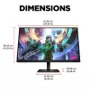 OMEN by HP 27-tolline QHD 240 Hz mängumonitor – OMEN 27qs, 68,6 cm (27 tolli), 2560 x 1440 pikslit, Quad HD, LCD, 1 ms, must