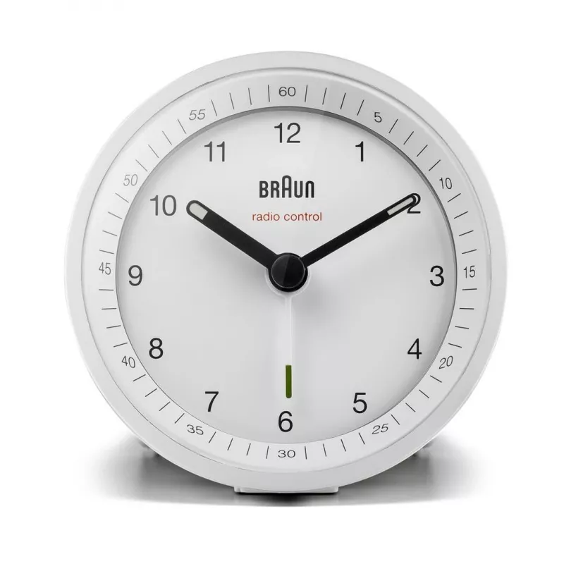 Braun BC07W-DCF kvarts äratuskell Valge