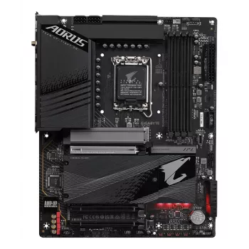 GIGABYTE Z790 AORUS ELITE AX emaplaat – toetab Inteli 14. põlvkonna protsessoreid, 16*+2+1 faasi digitaalne VRM, kuni 7600 MHz DDR5 (OC), 4xPCIe 4.0 M.2, Wi-Fi 6E, 2,5GbE LAN, USB 3.2 Gen 2x2
