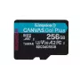 Kingston Technology 256 GB microSDXC Canvas Go Plus Gen4 200R A2 U3 üksikpakend ilma adapterita