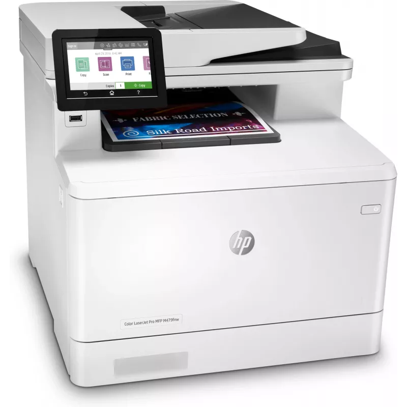 HP Color LaserJet Pro MFP M479fnw, Prindi, koopia, skaneeri, faks, e-post, Skaneeri e-post/PDF; 50-leheline sirge ADF