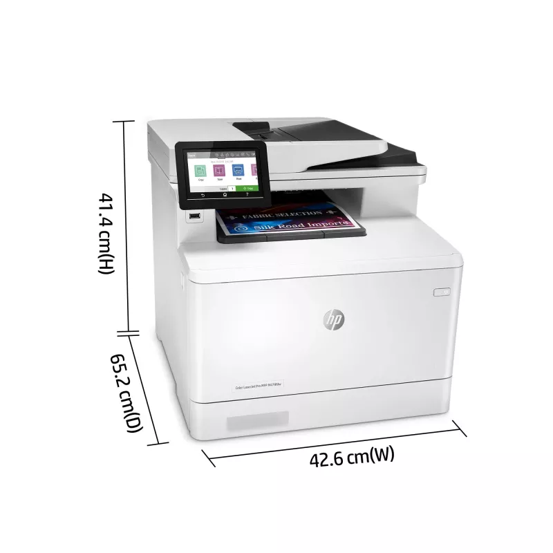 HP Color LaserJet Pro MFP M479fnw, Prindi, koopia, skaneeri, faks, e-post, Skaneeri e-post/PDF; 50-leheline sirge ADF