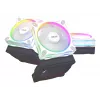 Korpuse ventilaator ASUS Prime MR120 120 mm 1600 RPM valge (3-pakk, LED, 58 CFM, 23 dB)