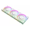 Korpuse ventilaator ASUS Prime MR120 120 mm 1600 RPM valge (3-pakk, LED, 58 CFM, 23 dB)