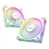 Korpuse ventilaator ASUS Prime MR120 120 mm 1600 RPM valge (3-pakk, LED, 58 CFM, 23 dB)