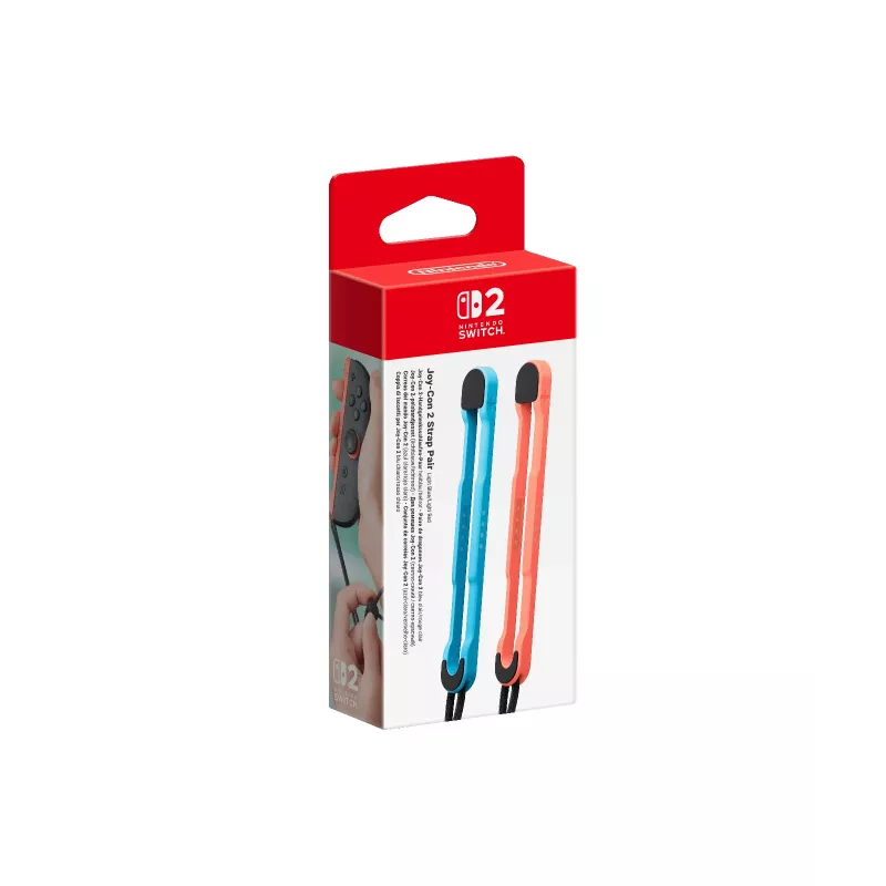 Nintendo Joy-Con 2 rihmad (komplektis 2 tk) helesinine / helepunane, Nintendo Switch 2, Käerihm, Sinine, Punane, Nintendo, Joy-Con 2, Hiina