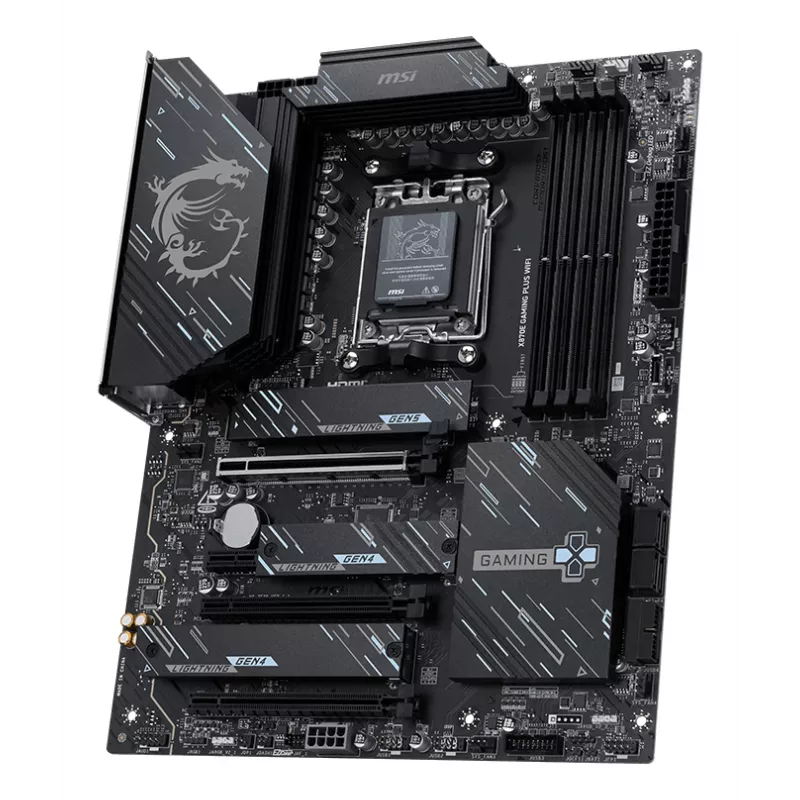 MSI X870E GAMING PLUS WIFI emaplaat AMD X870E pesa AM5 ATX