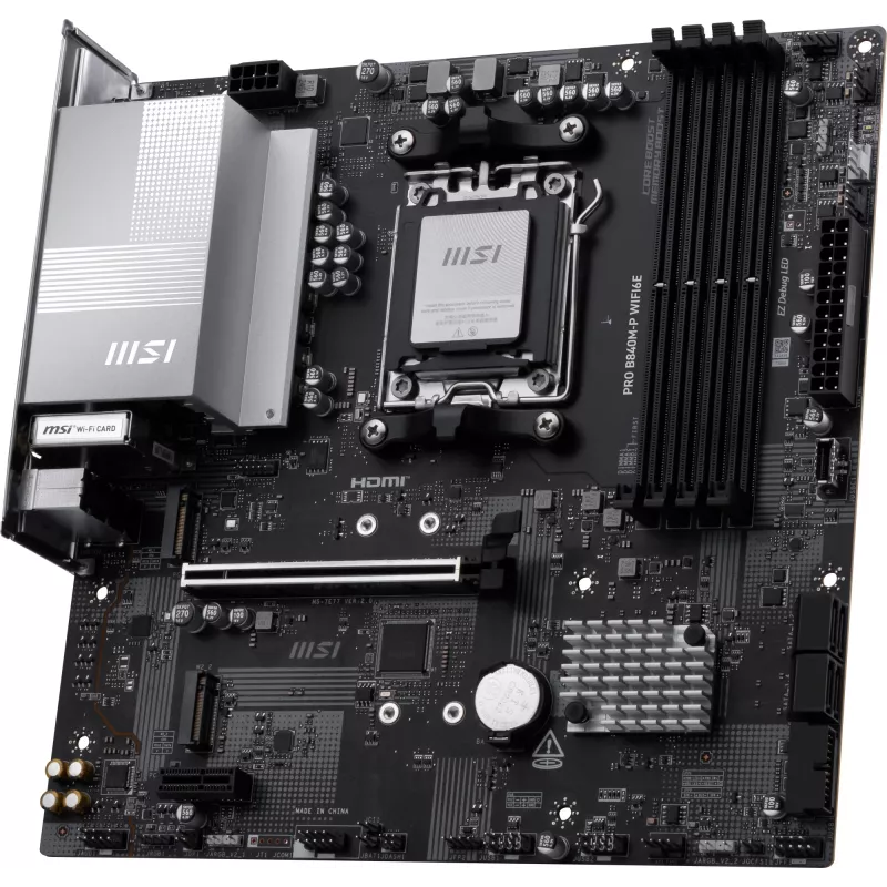 MSI PRO B840M-P WIFI6E emaplaat AMD B840 Socket AM5 micro ATX