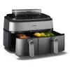 Philips 5000 seeria NA555/00 fritüür, kahekordne 9 L, iseseisev, 2750 W, kuumaõhufritüür, hõbedane