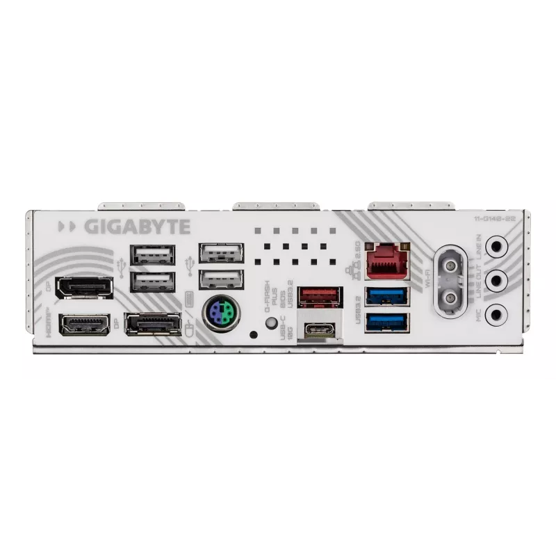 GIGABYTE B850M EAGLE WIFI6E ICE emaplaat - AMD Ryzen 9000 seeria protsessoritele, 8+2+2 faasi digitaalne VRM, kuni 8200 MHz DDR5 (OC), 1xPCIe 5.0 + 1xPCIe 4.0 M.2, Wi-Fi 6E, 2.5 GbE LAN, USB 3.2 Gen 2
