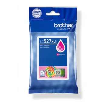 Brother Genuine LC527XLM suure tootlusega tindikassett – magenta, kõrge (XL) tootlus, magenta, pigmendil põhinev tint, 1 tk, 2000 lehekülge, üksikpakend