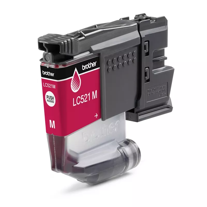 Brother LC521M originaal tindikassett – magenta