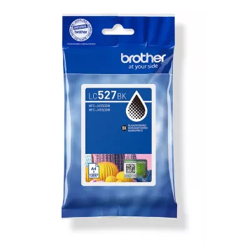 Brother Genuine LC527BK tindikassett - Must, Must, Pigmendipõhine tint, 1 tk, 1300 lehekülge, Üksikpakend