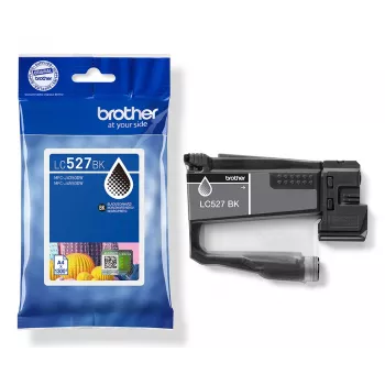 Brother Genuine LC527BK tindikassett - Must, Must, Pigmendipõhine tint, 1 tk, 1300 lehekülge, Üksikpakend