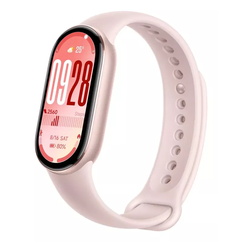 Aktiivsusrandmepael Xiaomi Smart Band 10 — 1,72-tolline AMOLED-ekraan, roosa, kuni 21-päevane aku kestvus